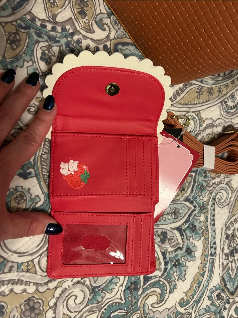 NWT Strawberry Shortcake Handbag Purse /Crossbody and Wallet